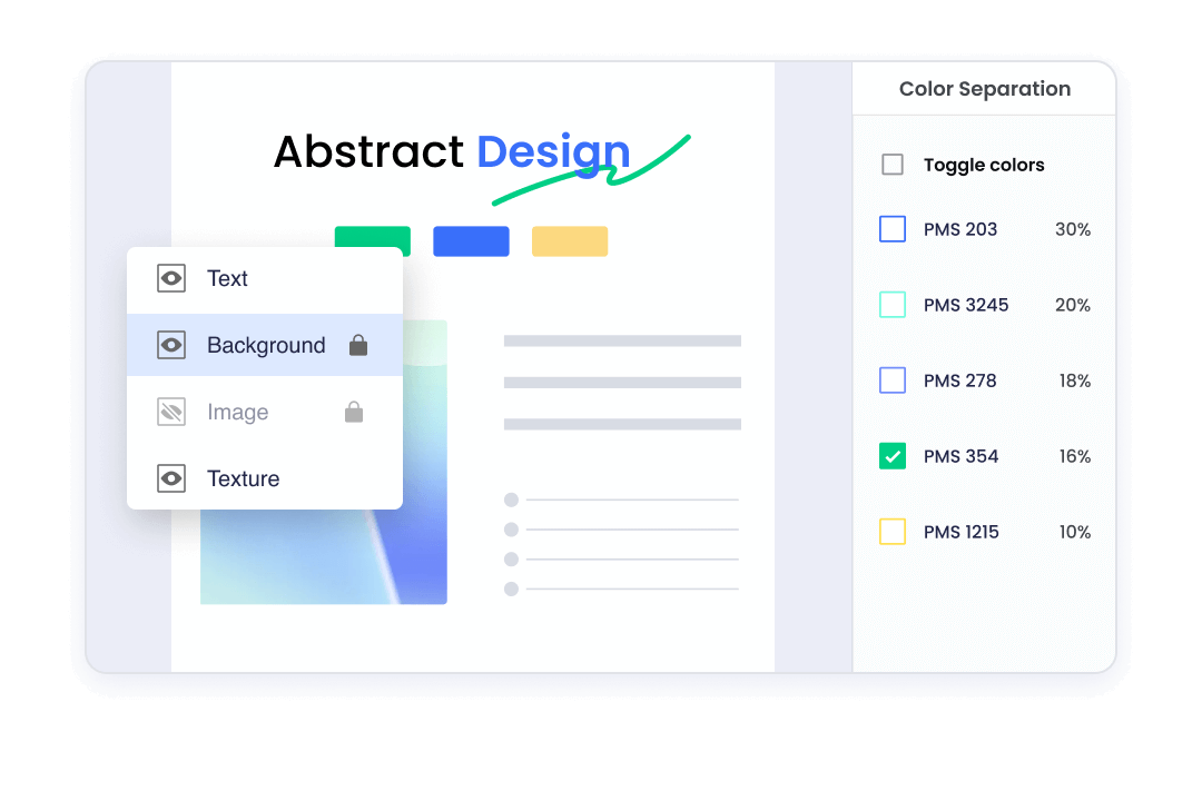 Control Layers & Separate Color