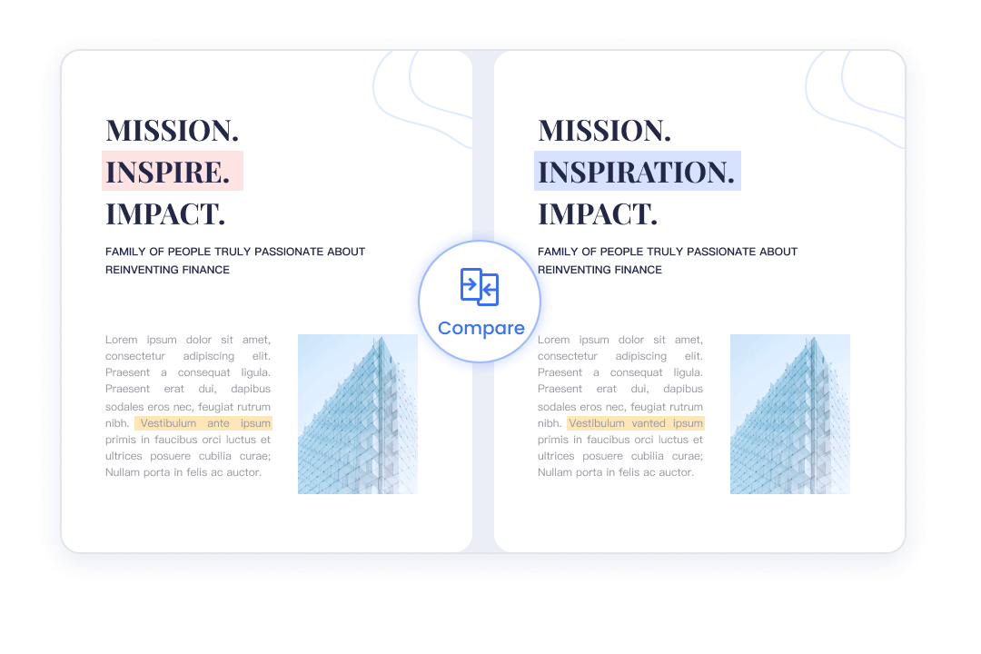 Simpler Review via Comparison